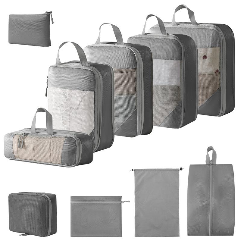 Travel Compression Packing Bag - Toiletry, Cosmetic, Clothes and Shoe Storage for Luggage