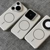 Premium Rock Sensing White Magsafe Magnetic Wireless Charging Suitable for Xiaomi Mi 11 Mobile Phone Case 11 Skin Sensing Micro Scrub