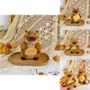 Plush Groundhog Keychain Toy With Pp Cotton Filling For Kids Rewards And Bag Decor