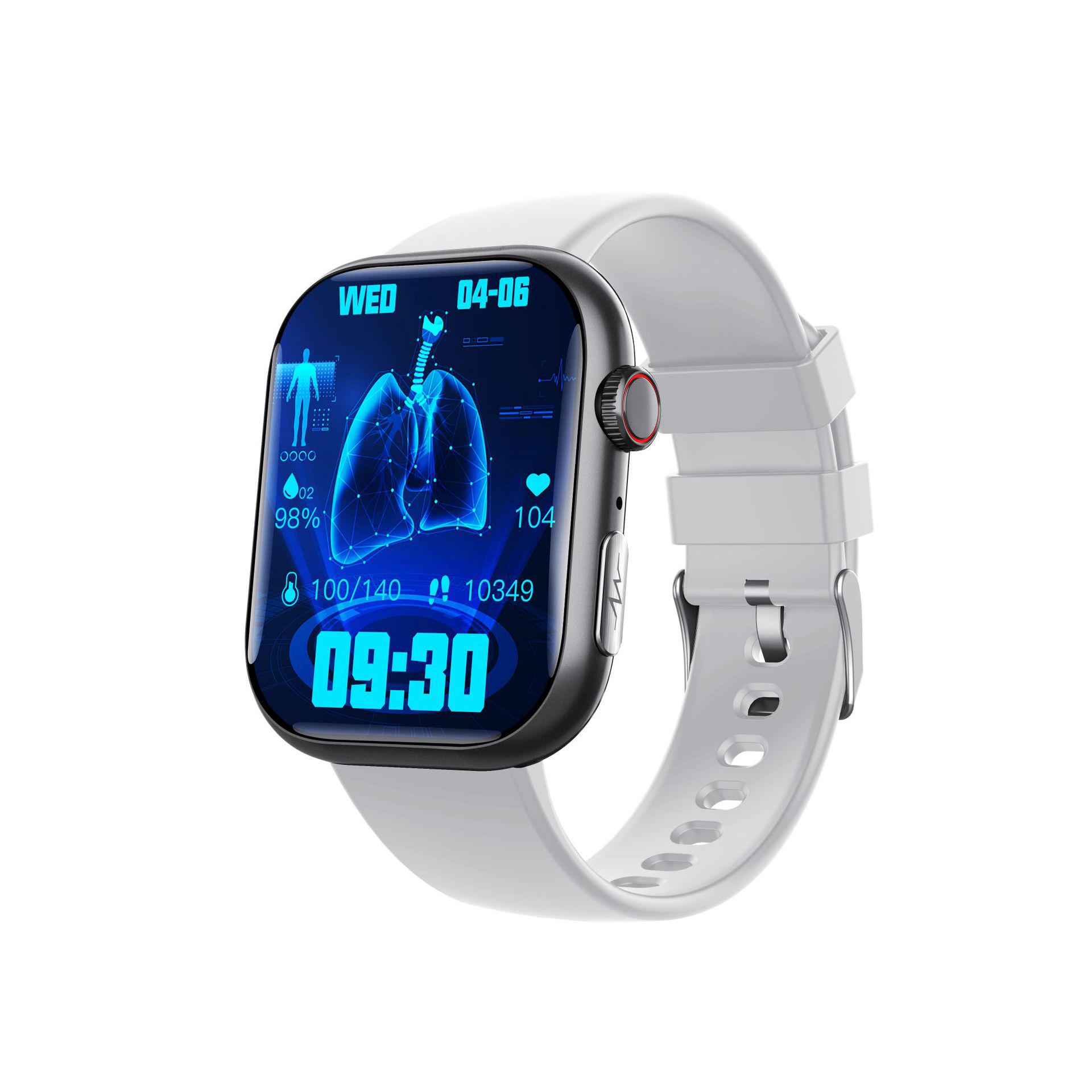 F100 Sports Smartwatch with Bluetooth Calling, Health Monitoring, and SOS Features