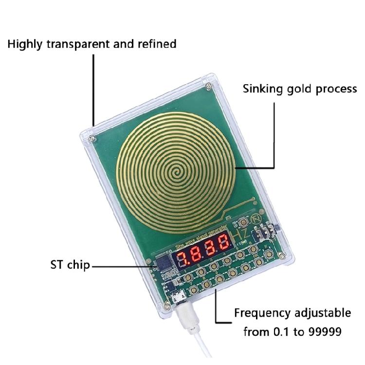 Gold Plate Connectors Schumann Waves Frequency Generator Adjustable Output for Office Use Sine Waves Signal Generator