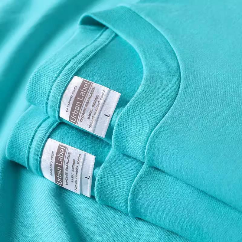 

Мужская/Женская футболка из тяжелого хлопка Синьцзян 400 г, однотонная, с круглым вырезом и коротким рукавом 3XL 200-230 kg