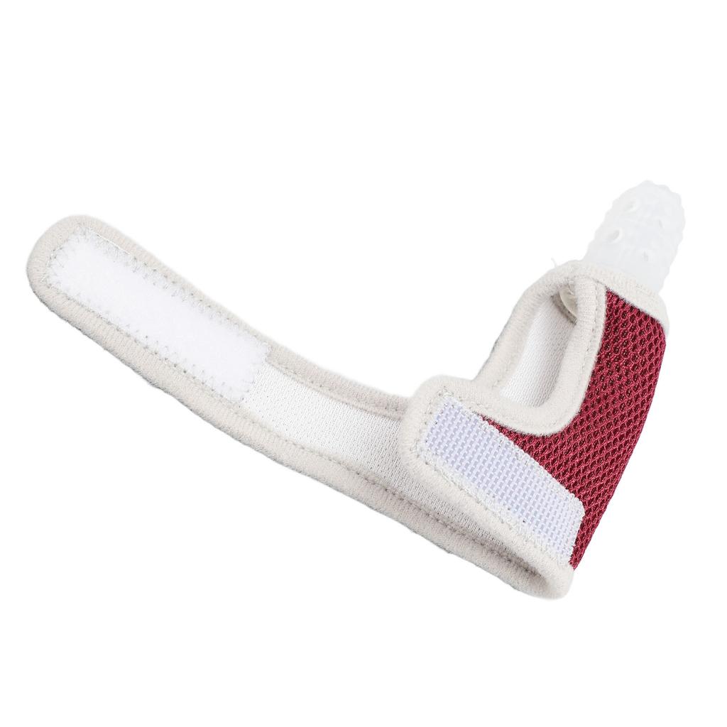 Toddler Finger Guard Silicone Breathable Thumb Sucking Finger Guard with Multiple Massage Bump