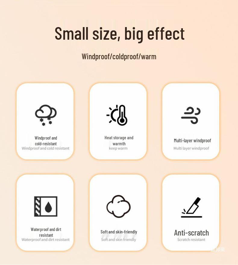 Thick Fleece-Lined Waterproof Handlebar Covers for Cold Weather Motorcycling