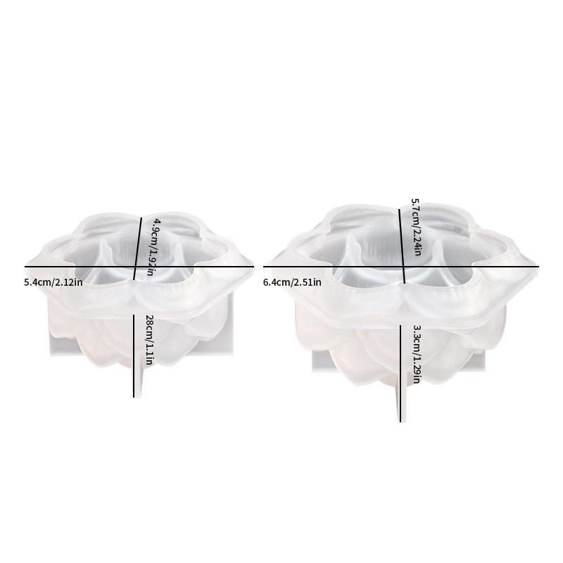 DIY Lotus Candle Silicone Molds 3D Flower Bud Shape Lotus Resin Drops Glue Plaster Crafts Mold Hand Soap Making Tool Home Gift