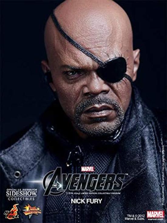 Hot Toys Movie Masterpiece Avengers 1/6 Scale Figure Nick Fury