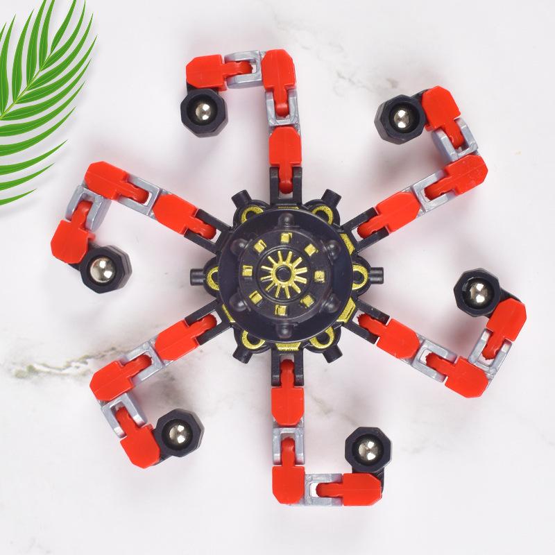 1-24Pcs Deformed Fidget Spinner Chain Toys For Children Hand Spinner Vent Toys Adult Stress Relief Fidget Sensory Toys Gifts