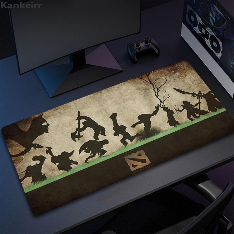 Dota 2 Mauspads Großes Tastaturpad Schreibtisch Gaming Mauspads Laptop Anti-Rutsch Büro Naturkautschuk Gamer Schreibtisch dota2 Mauspads PC