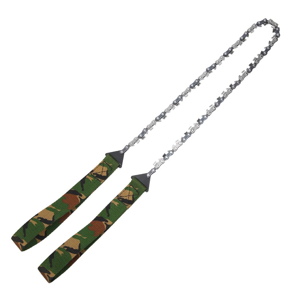 Outdoor Mini Portable Hand Chain Saw Survival 33T Logging Camping Pocket Saw Camouflage