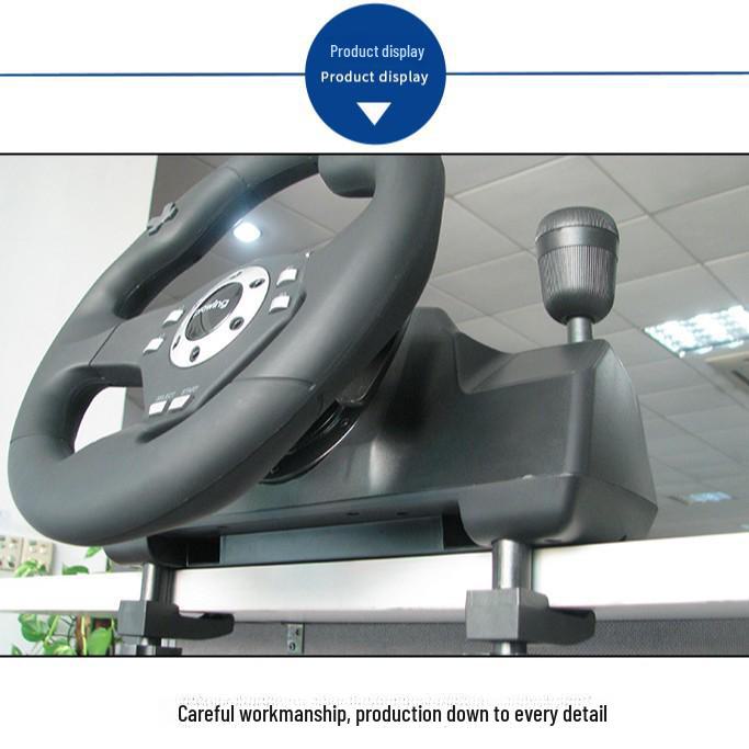 Gwell Racing Steering Wheel - Compatible with PC, PS3, X-INPUT, and Steam.