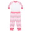 Larkwood Childrens/Kids Striped Long Pajamas Set