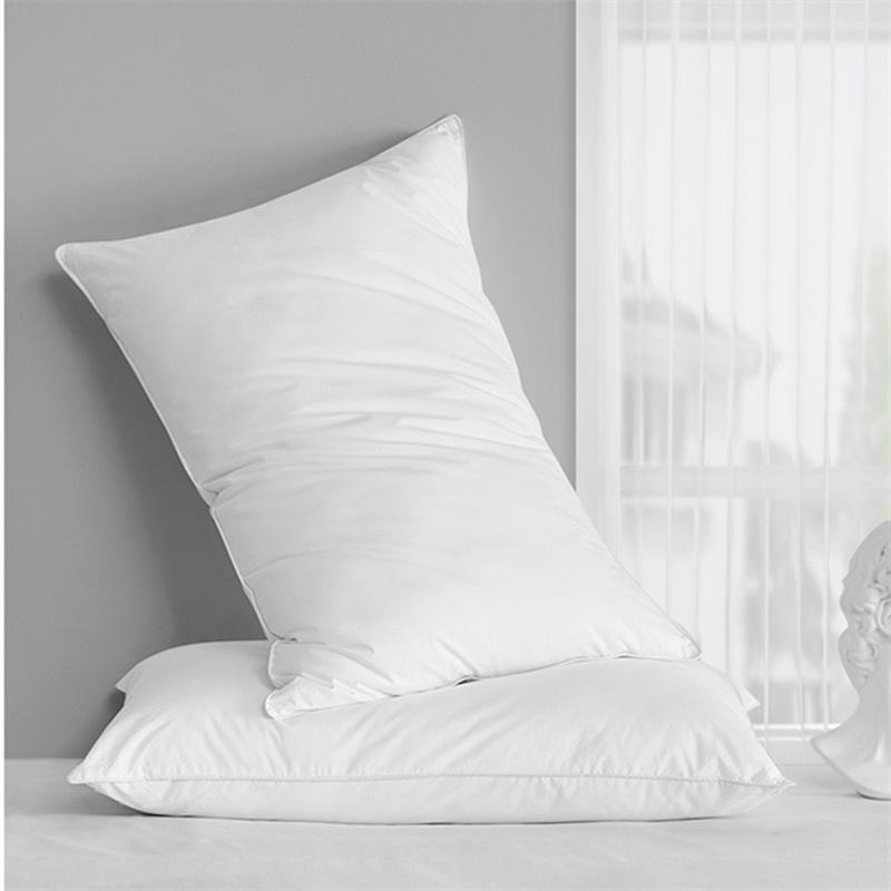 High-Elastic Hotel Pillow with Cervical Support and Down-Like Fiber Filling