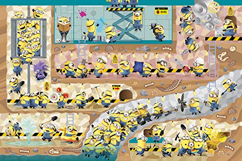 

Пазл из 1000 деталей: Подвал секретной базы с миньонами (50x75cm)