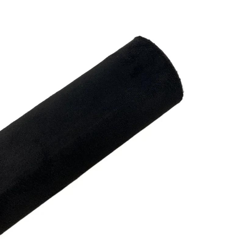 500cm/300cm/100cm*50cm Black Color Self Adhesive Suede Fabric Sticky Velvet Leather Fabrics for DIY Car Interior Decor 0.6mm