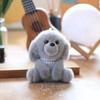 Plush Dog Keychain With Soft Short Pile Fabric For Bag Decoration And Gifts