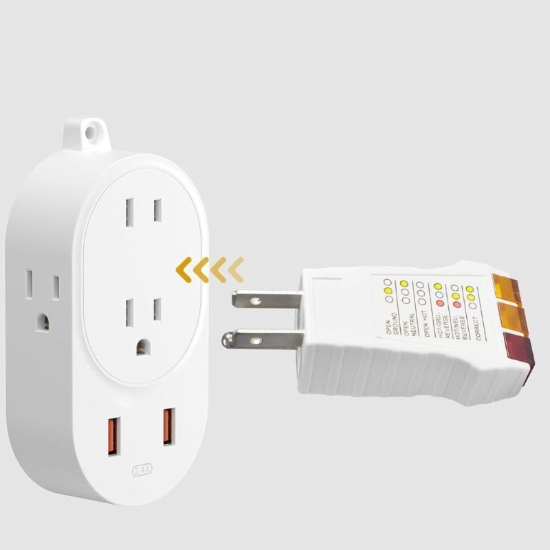Professional Electrical Ground Continuity Tester With Fast 0.5 Second Detection For Mats Sheets Blankets And Wrist Straps