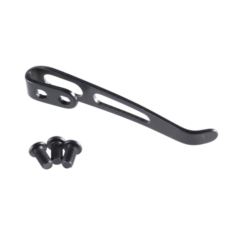 Stainless Steel Cutter Pockets Clip Back Clamp With 3Pcs Screws Make Cutter Back Clip Replacement Accessories Parts