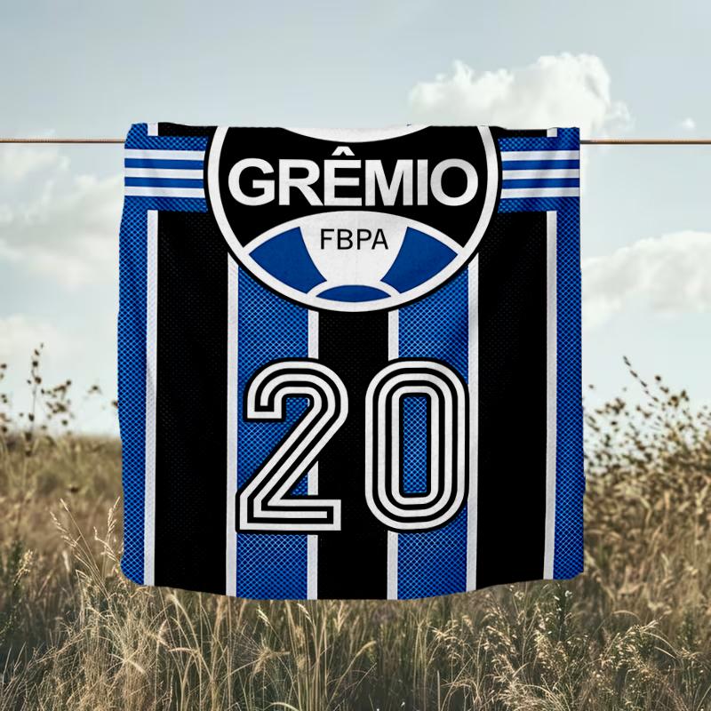 1PC Grêmio FBPA Printed Soft Flannel Blanket Throw for Adult Bedroom Living Room Sofa Camping Travel Fan Gifts Christmas Gifts
