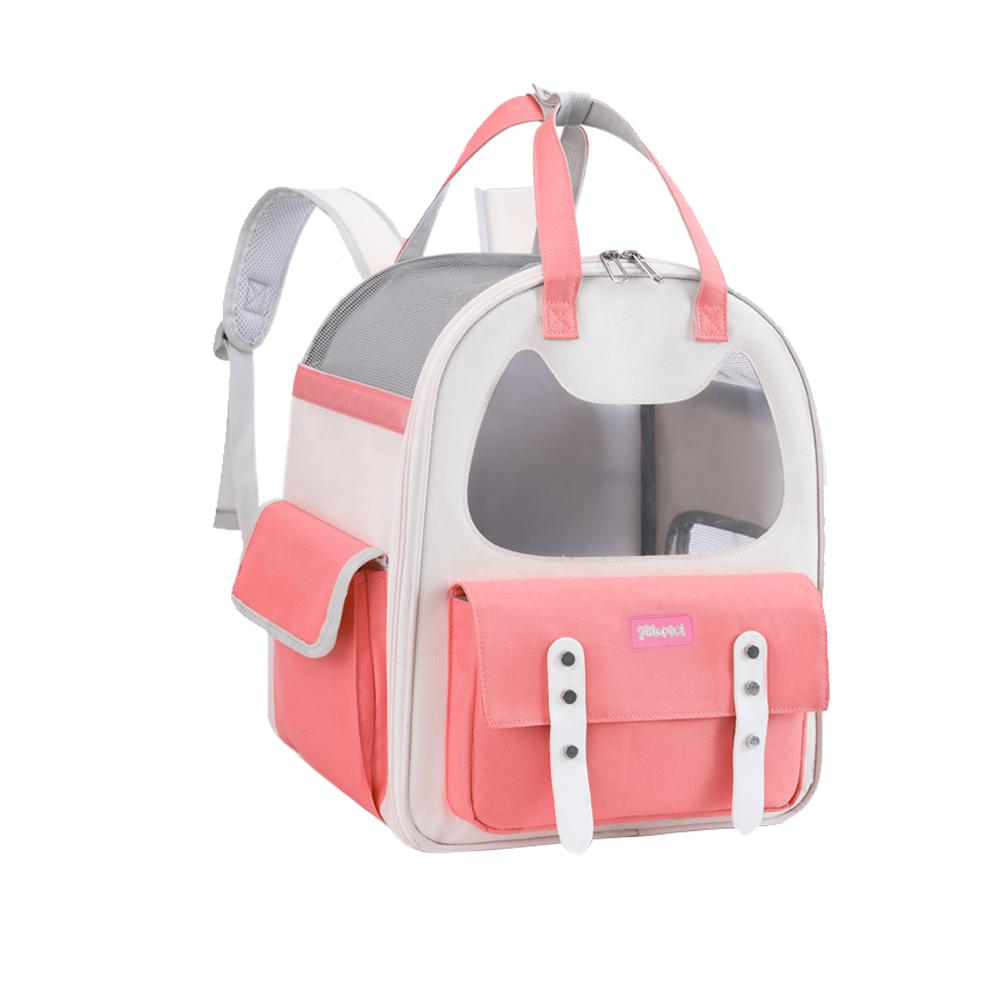Cat Travel Backpack Breathable Pet Carrier Knapsack Large Capacity for Cats Dogs