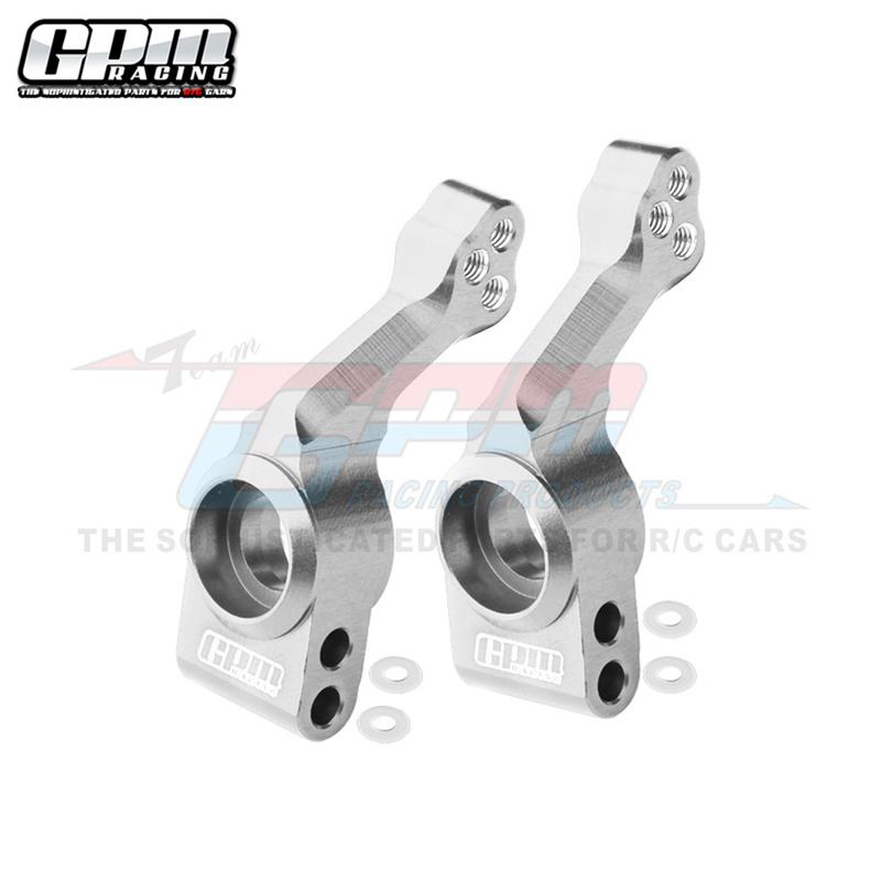 GPM 7075 Alloy Rear Stub Axle Carriers For TRAXXAS Slash Pro Rustler Hoss 4X4