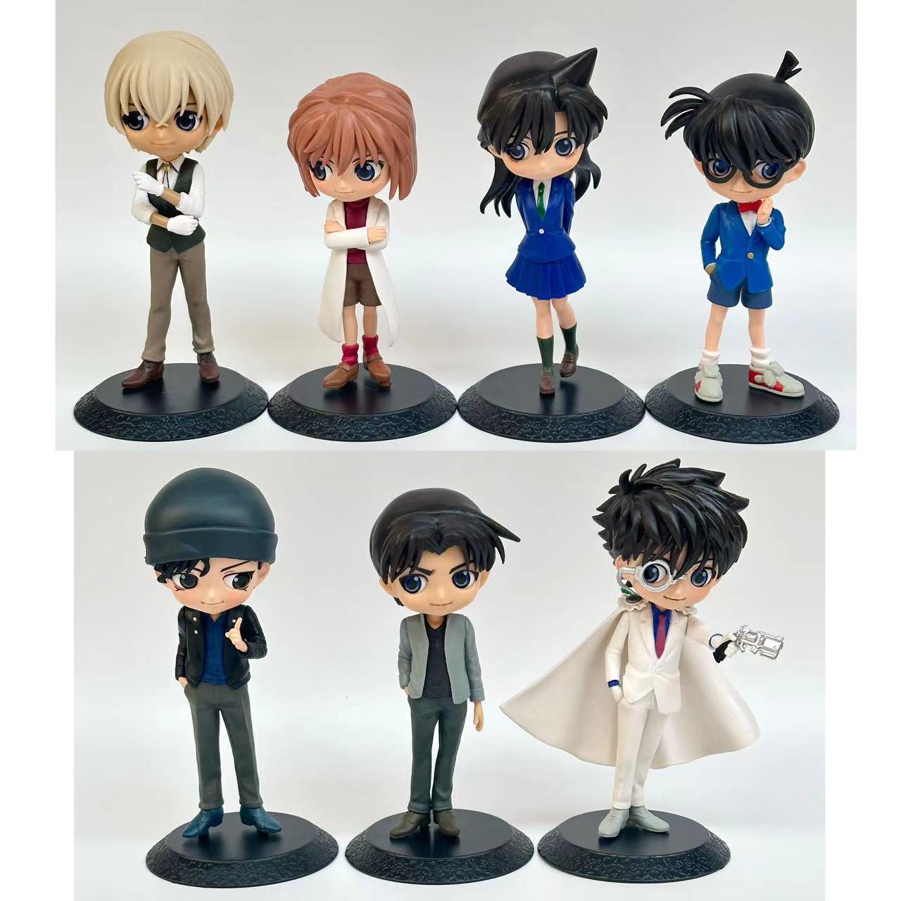 

Набор из 7 фигурок детектива Конана размером 6 дюймов: Коллекционные куклы и украшения Кайто Кид, Сяолань, Ширли, Шуичи и Хейджи.