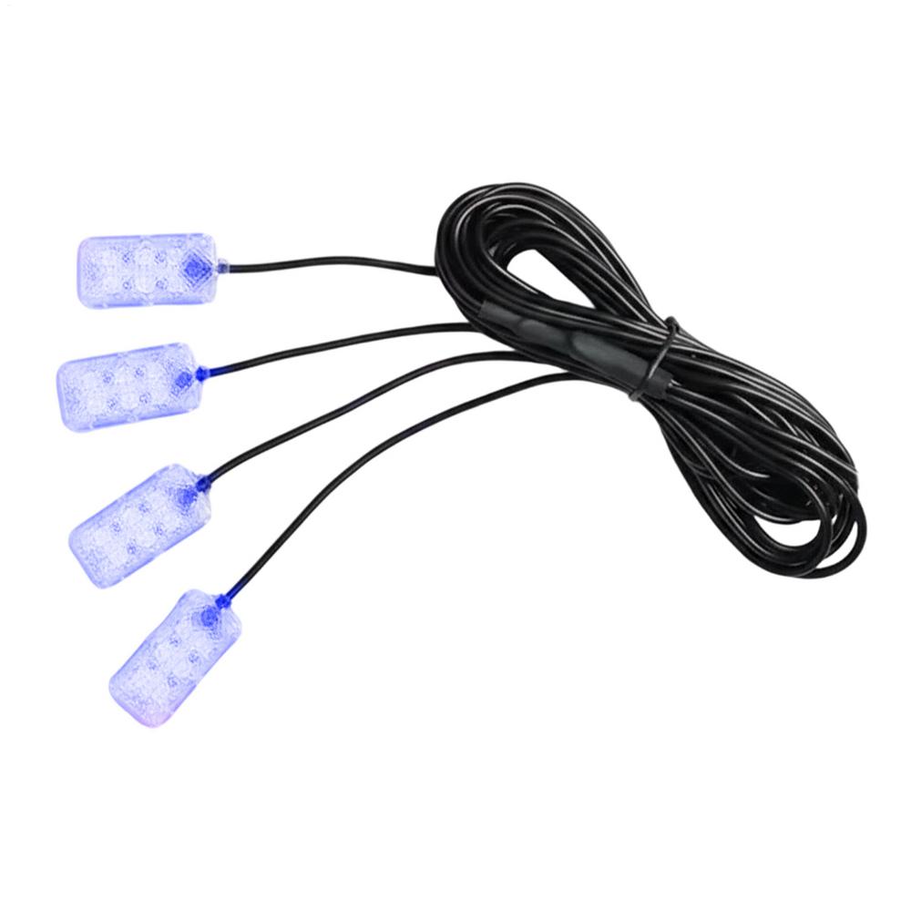 Car Ambient Light Adjustable Brightness Lamp With USB Port Interior Ambient Lighting For Truck SUV Tractor Trailer