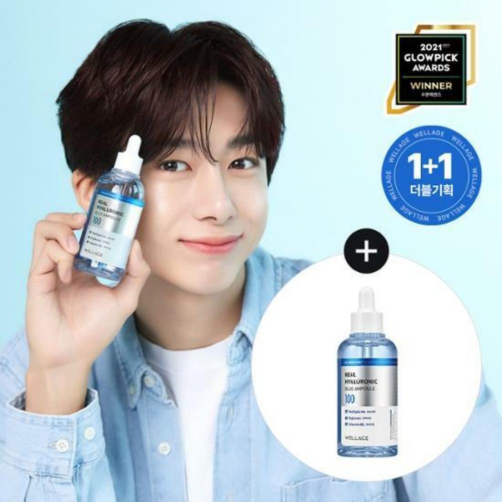 

Wellage Real Hyaluronic Blue 100 Ampoule Double Planning 75мл75мл