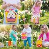 6pcs Egg Rabbit Carrot Easter Bunny Candy Boxes with Handle Candy Gift Bag  Spring Parties