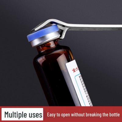 Kreativní přenosný otvírák na láhve a léky