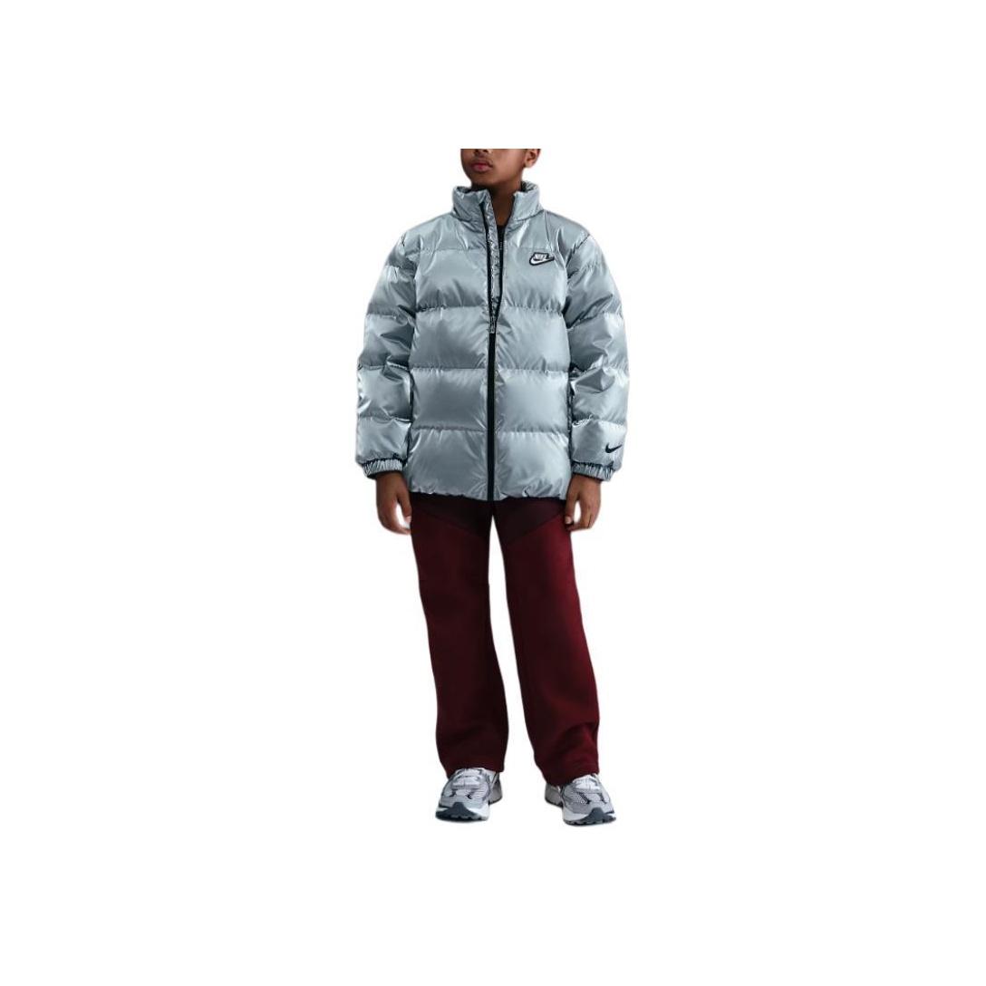 

Nike Down Jacket FW25 Woven Stand Collar Zipper Long Sleeve Kids Kids jackets IQ2834-095 XL