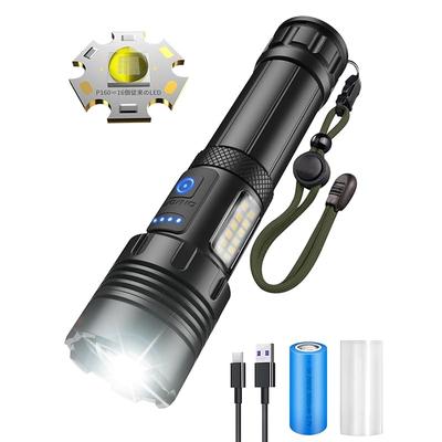 Lanterna LED Potente [Ultra Brilhante 30.000lm - Modelo Militar dos EUA] Preparação para Desastres Terremoto, Preparação para Desastres, Compatível com 26650,
