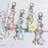 Backpack Pendant Portable Beaded Keychain Heart Star Keychain Delicate Cute Key Chain For Handbags Diy Jewelry Backpacks