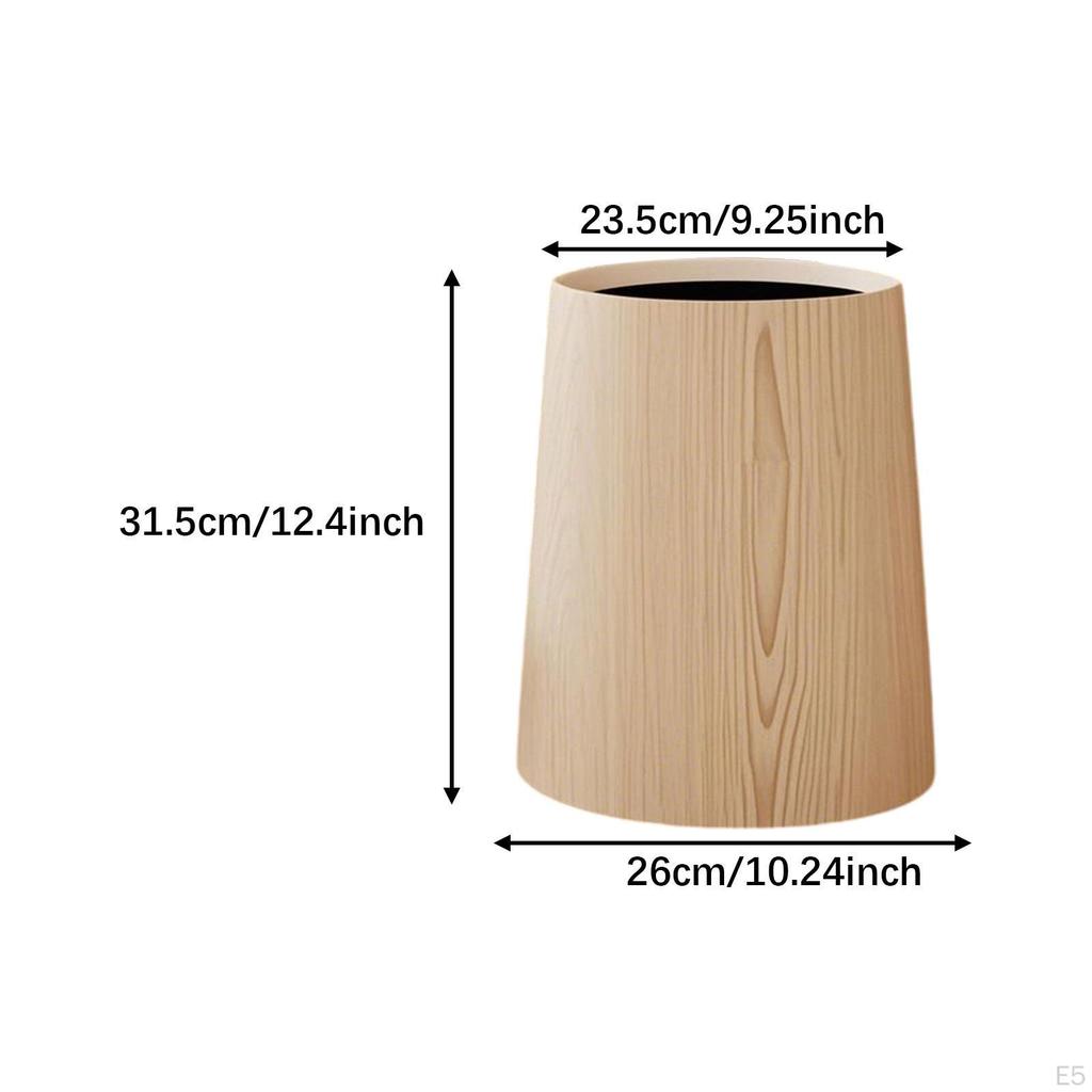 Household Trash Bin Bathroom Can Reusable Stylish Removable Inner Wastebasket Toilet Paper