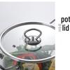 High Borosilicate Glass Double-Handle Soup Pot
