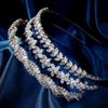 Korean Style Light Luxury Zircon Headband Temperament Birthday Photo Studio Hair Accessories Fashionable Bride Wedding Dress Headwear