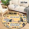 Onepunch Man Round Area Rug Carpet Rug For Living Room Bedroom Sofa Playroom Decor Nonslip Floor Mat