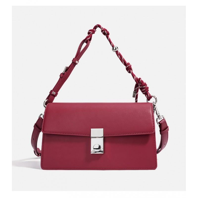 Hochwertige Vielseitige Nischen-Design Feiertagsserie Damen Tasche Leder Handtasche Schulter Crossbody