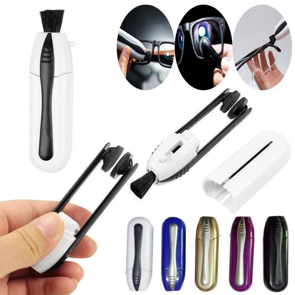 Glasses Lens Brush School Eyeglasses Fingerprints Smudge Grease Dust Dirt Removal Portable Cleaning Tool Supplies