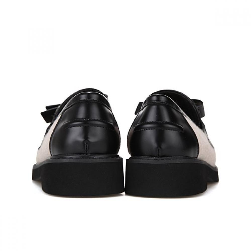 BARBARA Cow Leather Fur Lining 3.5cm Puroper Bbg543be