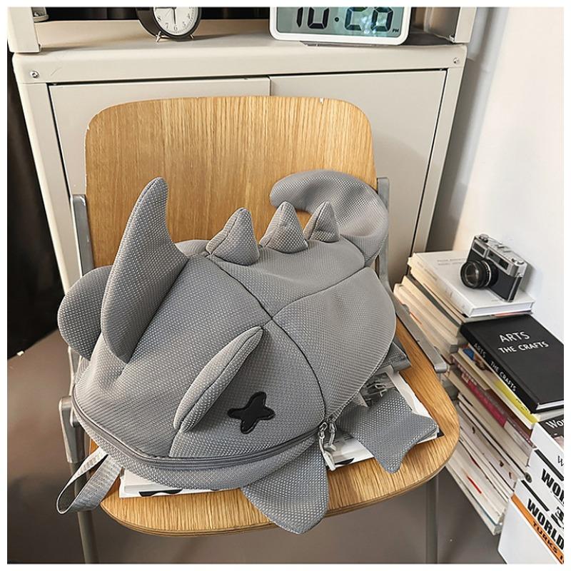New ugly cute funny personality big shark backpack men and women casual light large capacity backpack