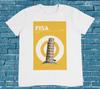 Pisa Tower T Shirt - Italy T Shirt - %100 Premium Cotton