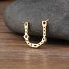 Nidin High Quality Wholesale 26 Letters Multi-color Zircon Necklace Copper Pendant Women Girl Fine Party Jewelry Family Gifts