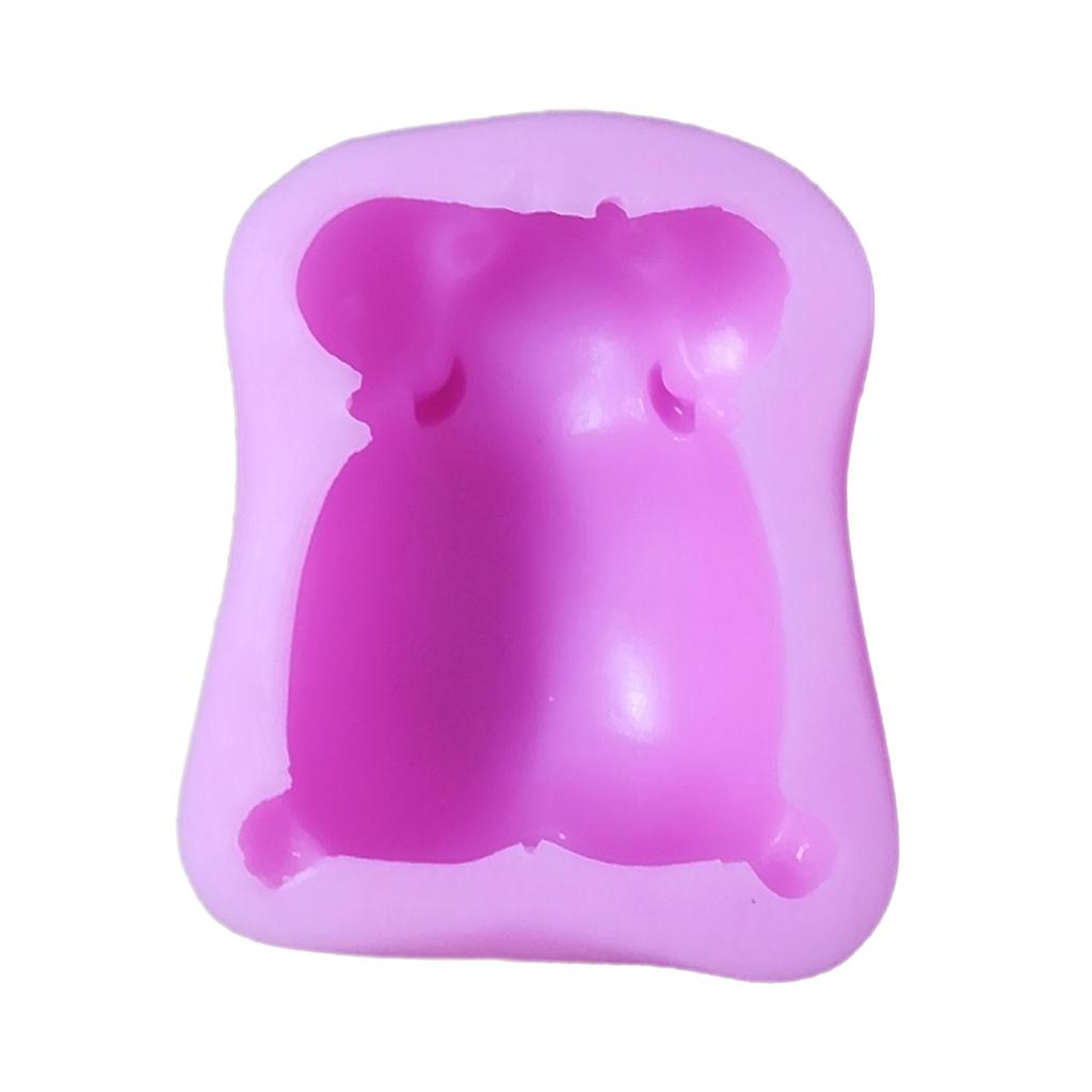 Süßigkeitenformen, Silikon-Fondantformen, Hamsterform, Backzubehör, Silikonmaterial, perfekt für Schokolade, Süßigkeiten, Desserts