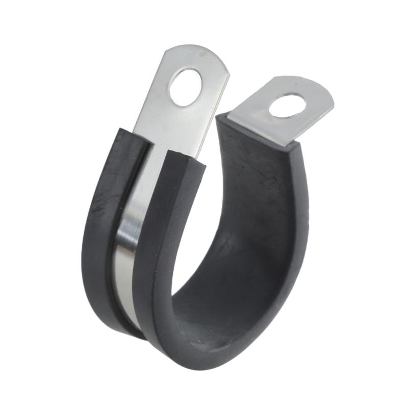 Pack of 176 Cable Clamps Assortment Set Rubber Insulated & Steel Cable Clamps Electrical Wiring Clamp for Automotive Use