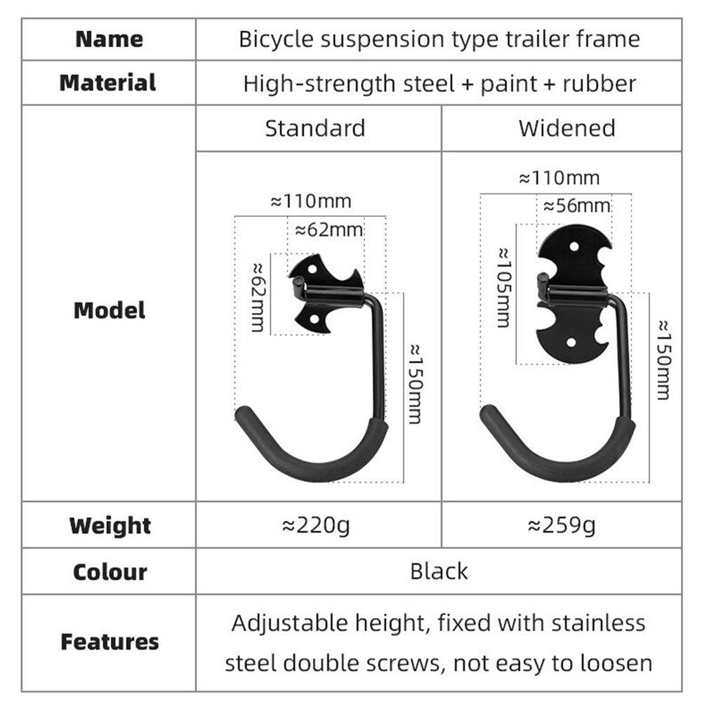 Bicycle Mounted Organizer Vertical Bracket Bicycle Stand Holder Bike Stands Mountain Bike Rack