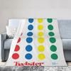 Flanell-Überwurfdecke, The Twister Game-Decke, weiche Bettwäsche, warme Plüschdecke für Bett, Wohnzimmer, Picknick, Zuhause, Couch