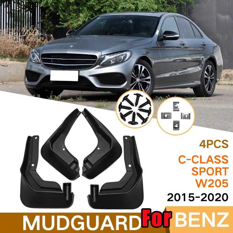 For Benz C-Class W205 W204 Sport 2007- 15 16 17 18 19 20 21 Mudguard Mud Flaps Guard Splash Flap Mudguards Car Accessories