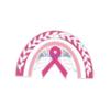 HX6F Gesundheitsbewusstsein Rosa Schleife Anstecknadel für die Feierlichkeiten zum Frauentag Legierung Reversnadel