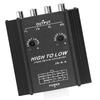 12V 4 Channel Audio Impedance Converter High To Low RCA Line Car Stereo Radio Speaker Frequency Filter