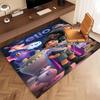 1pc Elio Ooooo & Glordon1 Print Area Rug - Soft, Washable Non-Slip Indoor Mat, Living Room, Home Office Decorative Rug,Office Decorative